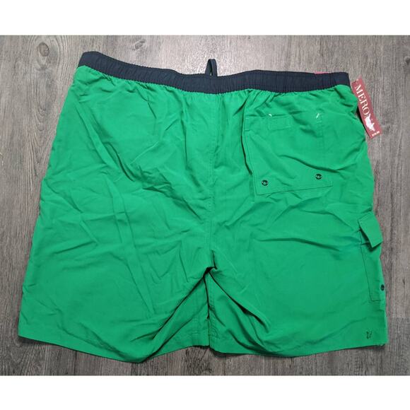Swim Trunks Merona XXL Green Men 21 Inch Drawstring Closure Knee Length NWT - Picture 5 of 5